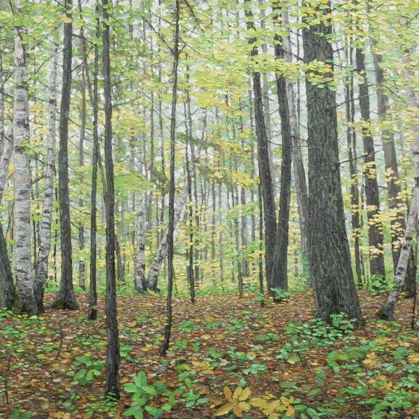 Parkland oil painting